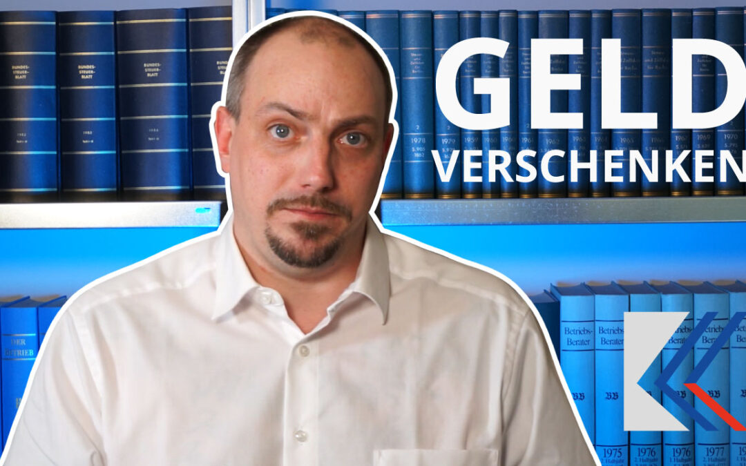 Geld verschenken – das solltest Du unbedingt beachten!